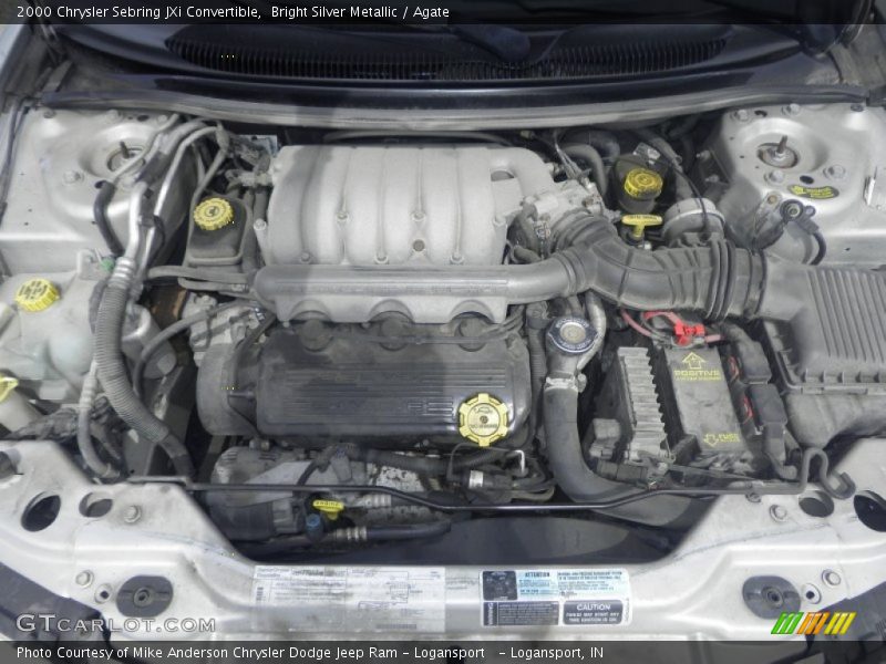  2000 Sebring JXi Convertible Engine - 2.5 Liter SOHC 24-Valve V6