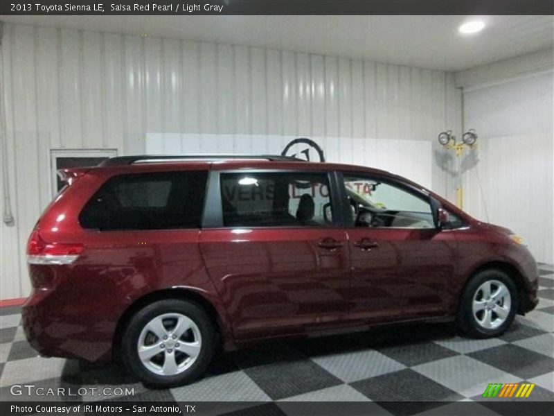 Salsa Red Pearl / Light Gray 2013 Toyota Sienna LE