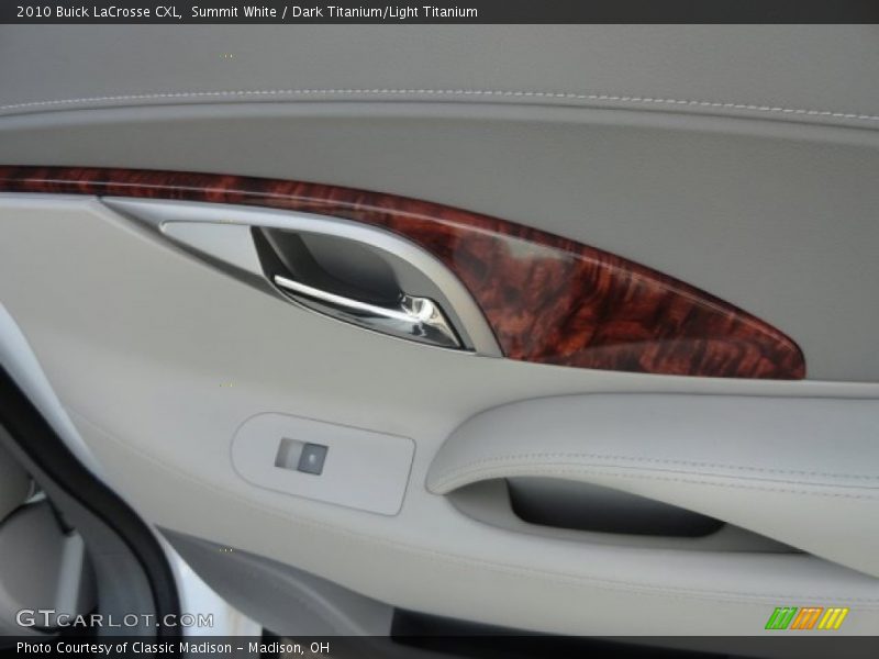 Summit White / Dark Titanium/Light Titanium 2010 Buick LaCrosse CXL