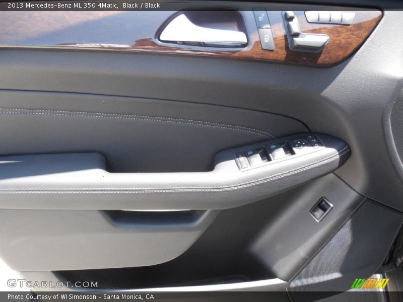Black / Black 2013 Mercedes-Benz ML 350 4Matic