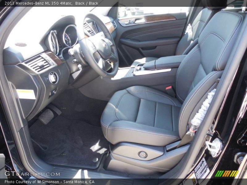Black / Black 2013 Mercedes-Benz ML 350 4Matic
