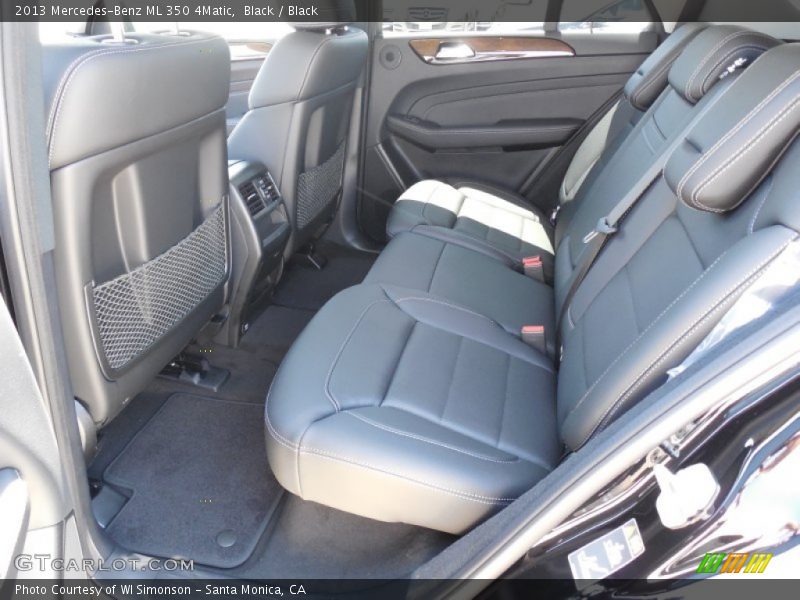 Black / Black 2013 Mercedes-Benz ML 350 4Matic