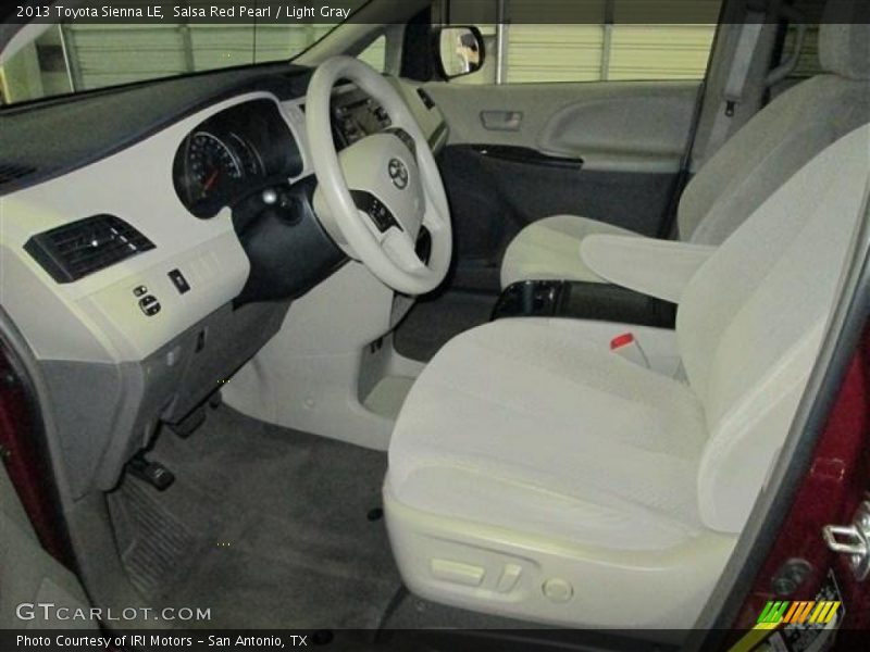 Salsa Red Pearl / Light Gray 2013 Toyota Sienna LE