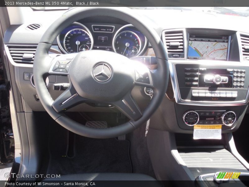 Black / Black 2013 Mercedes-Benz ML 350 4Matic