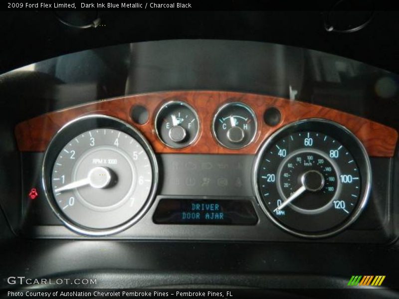 Dark Ink Blue Metallic / Charcoal Black 2009 Ford Flex Limited