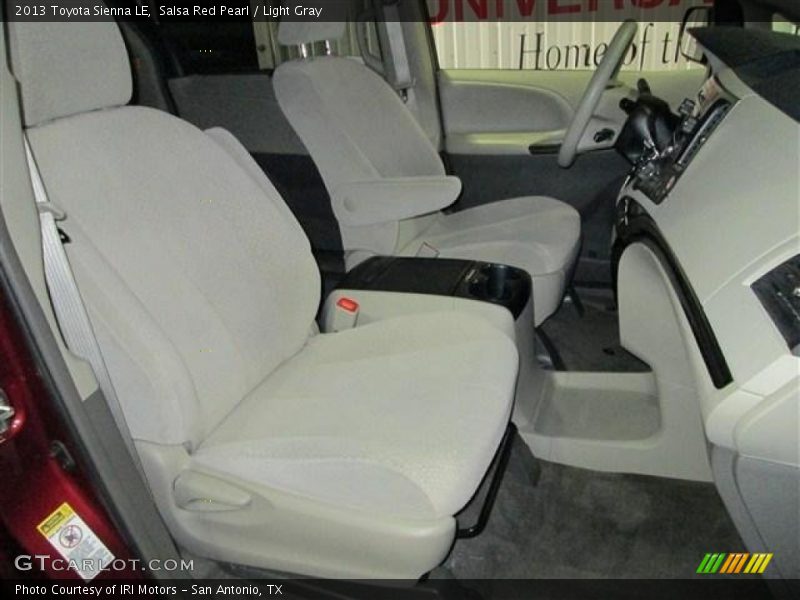 Salsa Red Pearl / Light Gray 2013 Toyota Sienna LE
