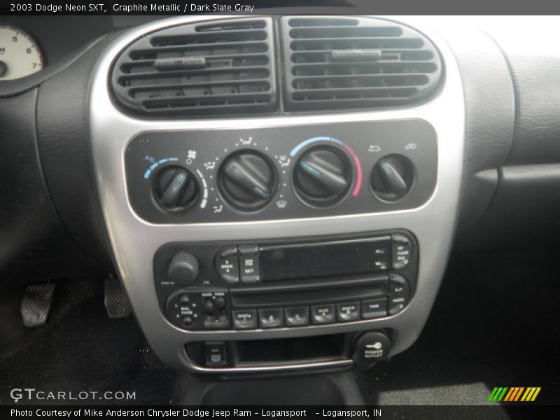 Controls of 2003 Neon SXT