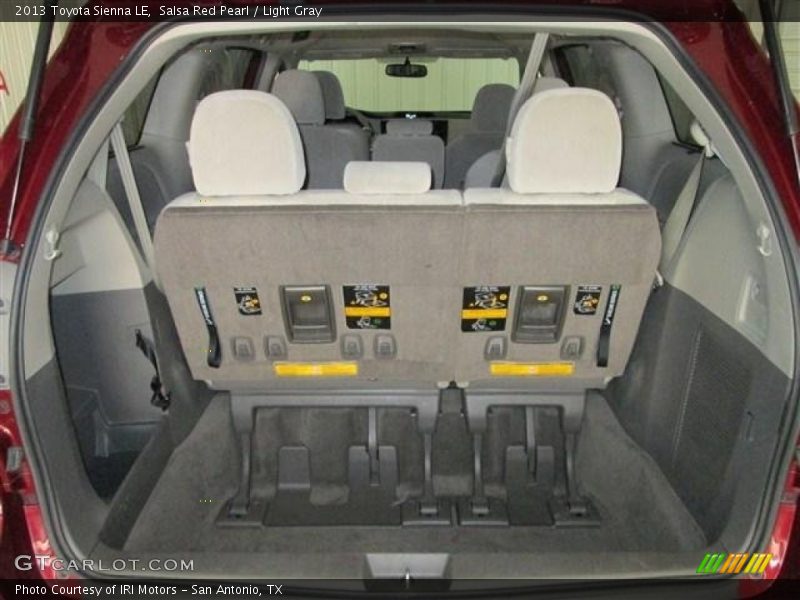 Salsa Red Pearl / Light Gray 2013 Toyota Sienna LE