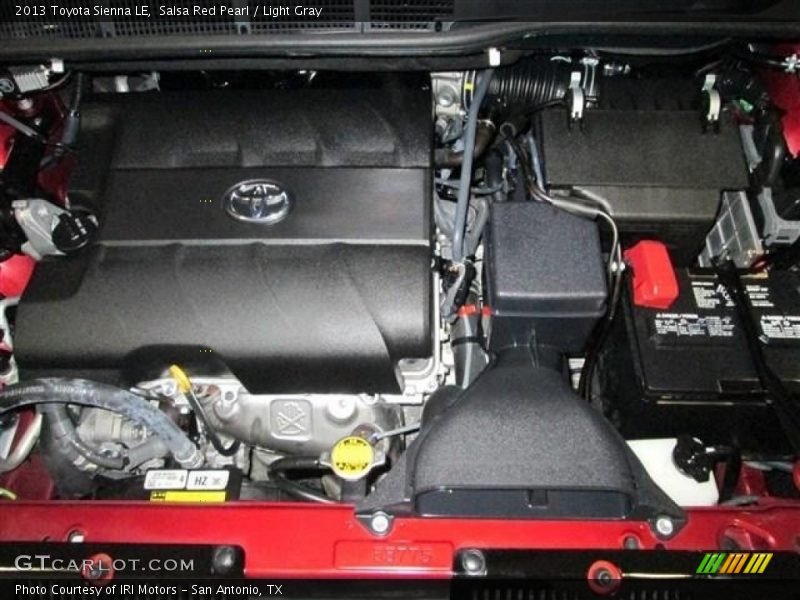 Salsa Red Pearl / Light Gray 2013 Toyota Sienna LE