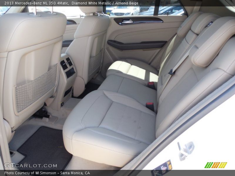Diamond White Metallic / Almond Beige 2013 Mercedes-Benz ML 350 4Matic