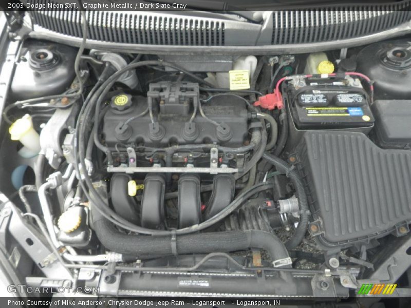  2003 Neon SXT Engine - 2.0 Liter SOHC 16-Valve 4 Cylinder