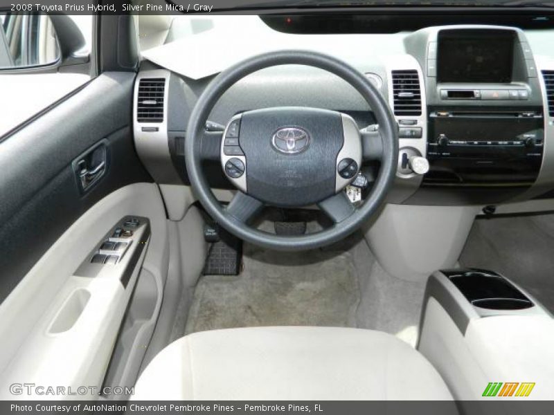 Silver Pine Mica / Gray 2008 Toyota Prius Hybrid