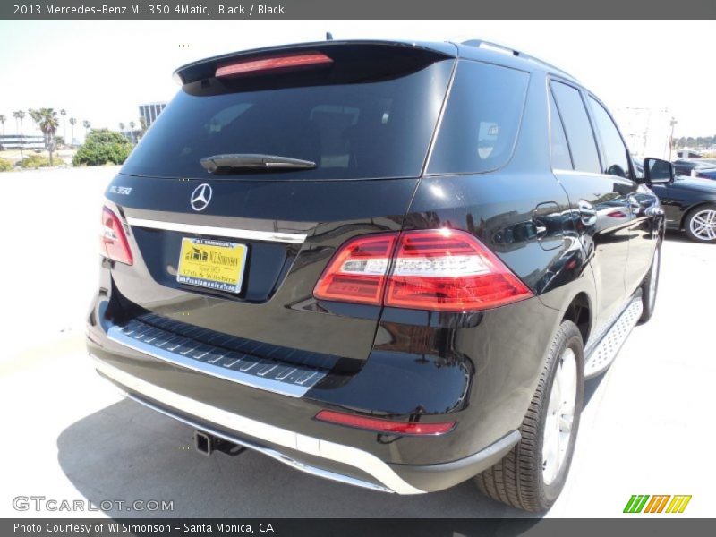 Black / Black 2013 Mercedes-Benz ML 350 4Matic