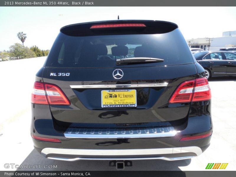 Black / Black 2013 Mercedes-Benz ML 350 4Matic