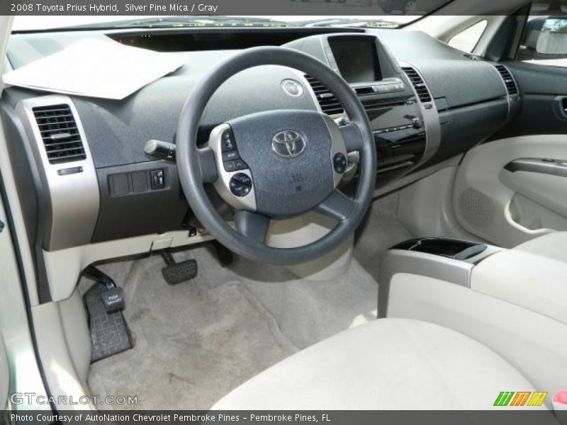 Silver Pine Mica / Gray 2008 Toyota Prius Hybrid