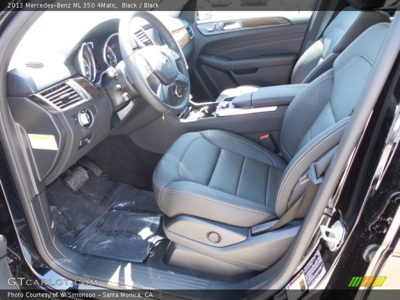 Black / Black 2013 Mercedes-Benz ML 350 4Matic