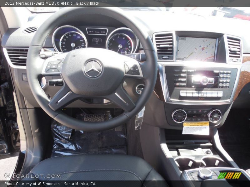 Black / Black 2013 Mercedes-Benz ML 350 4Matic