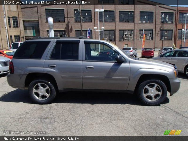 Graystone Metallic / Ebony 2009 Chevrolet TrailBlazer LT 4x4