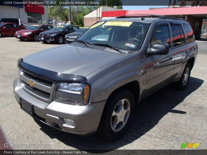 Graystone Metallic / Ebony 2009 Chevrolet TrailBlazer LT 4x4