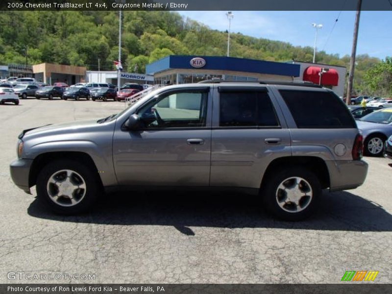 Graystone Metallic / Ebony 2009 Chevrolet TrailBlazer LT 4x4
