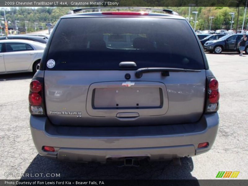 Graystone Metallic / Ebony 2009 Chevrolet TrailBlazer LT 4x4
