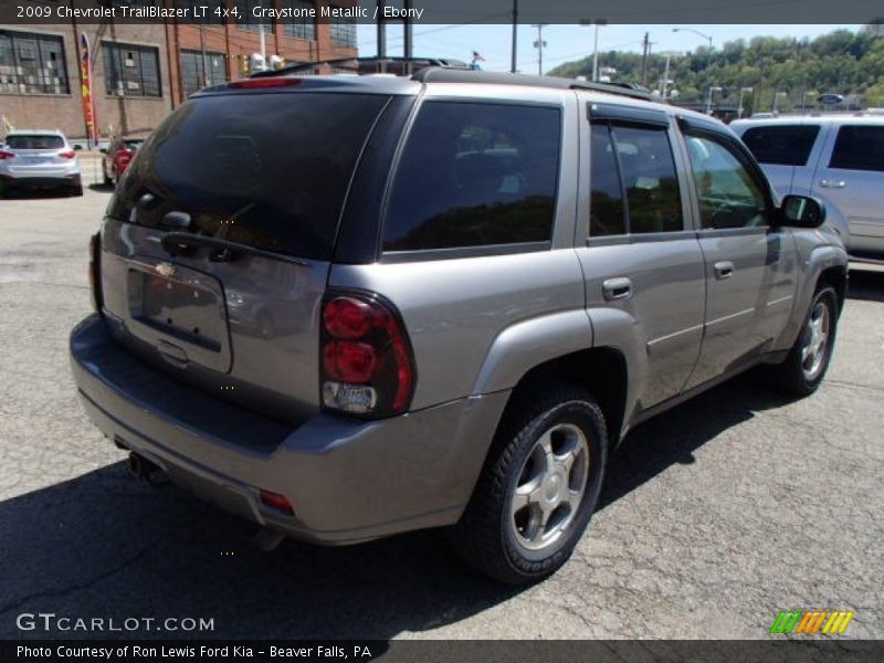 Graystone Metallic / Ebony 2009 Chevrolet TrailBlazer LT 4x4