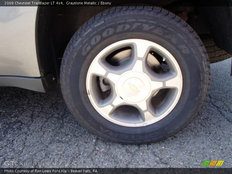 Graystone Metallic / Ebony 2009 Chevrolet TrailBlazer LT 4x4