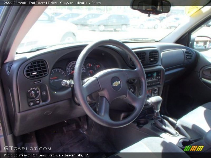 Graystone Metallic / Ebony 2009 Chevrolet TrailBlazer LT 4x4