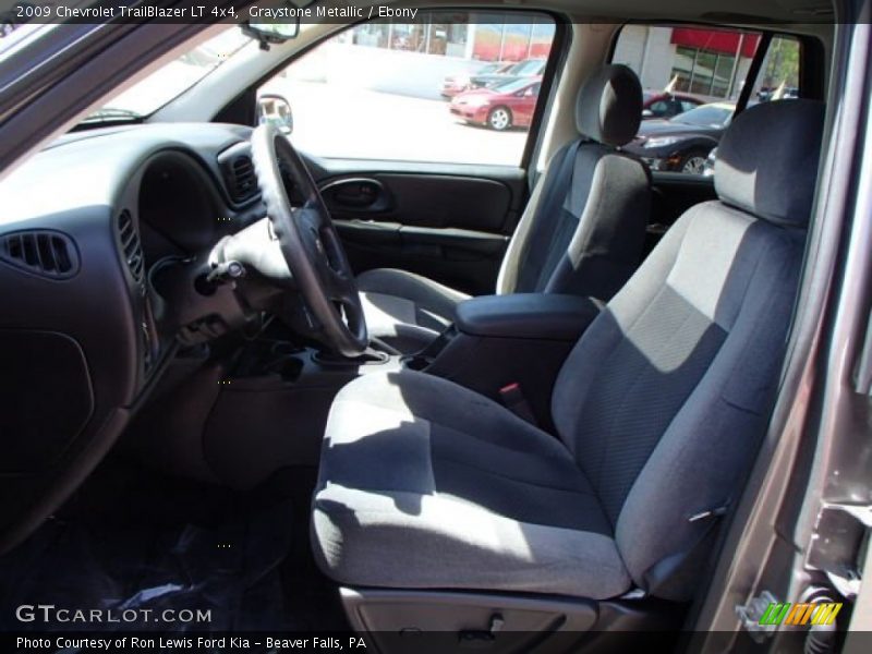 Graystone Metallic / Ebony 2009 Chevrolet TrailBlazer LT 4x4