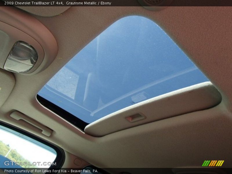 Graystone Metallic / Ebony 2009 Chevrolet TrailBlazer LT 4x4