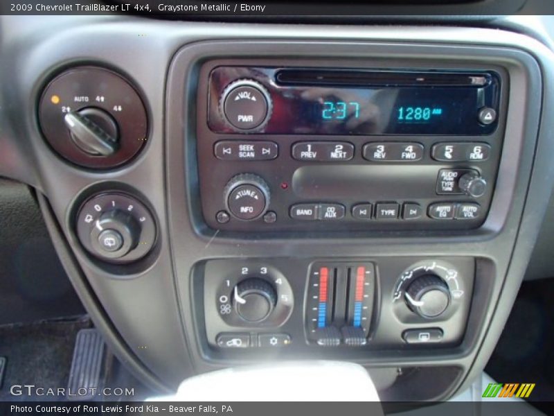 Graystone Metallic / Ebony 2009 Chevrolet TrailBlazer LT 4x4