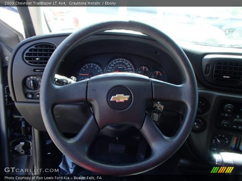 Graystone Metallic / Ebony 2009 Chevrolet TrailBlazer LT 4x4