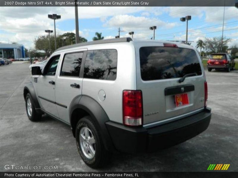 Bright Silver Metallic / Dark Slate Gray/Light Slate Gray 2007 Dodge Nitro SXT 4x4