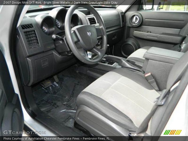 Bright Silver Metallic / Dark Slate Gray/Light Slate Gray 2007 Dodge Nitro SXT 4x4