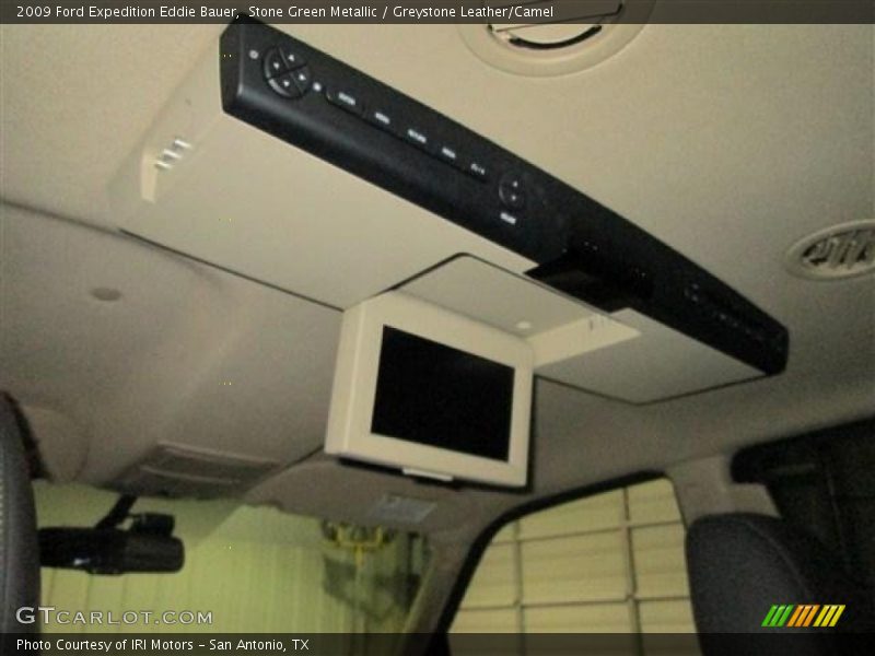 Stone Green Metallic / Greystone Leather/Camel 2009 Ford Expedition Eddie Bauer