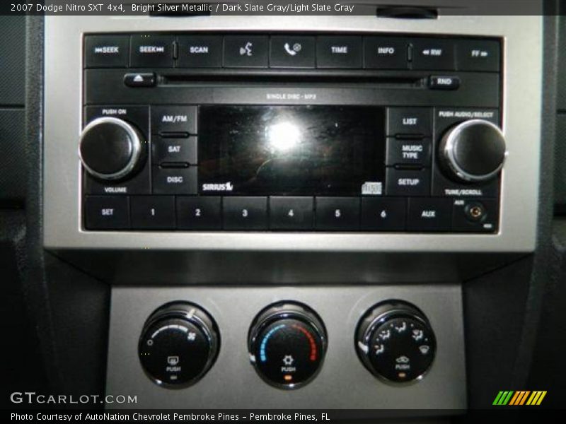 Bright Silver Metallic / Dark Slate Gray/Light Slate Gray 2007 Dodge Nitro SXT 4x4