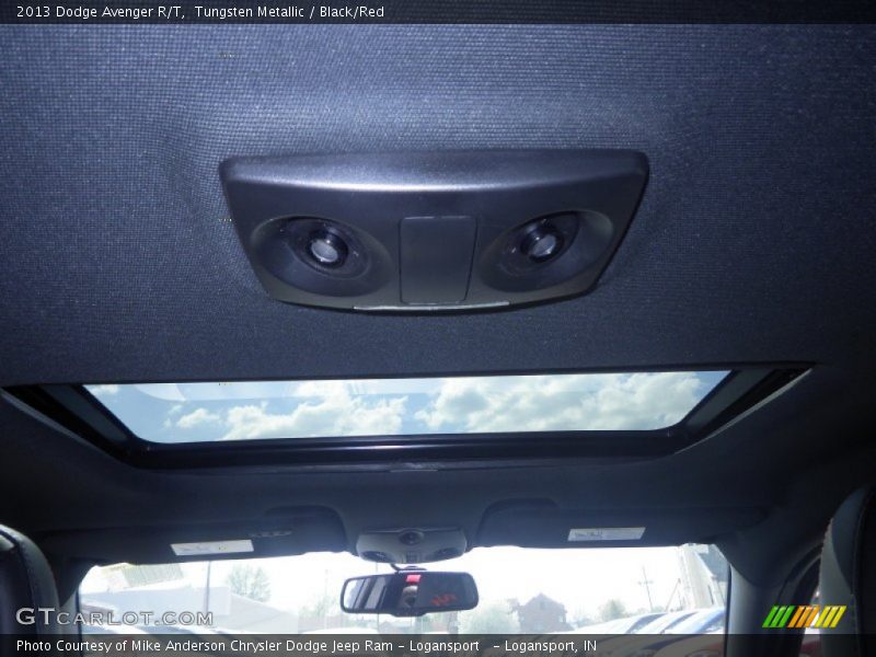 Tungsten Metallic / Black/Red 2013 Dodge Avenger R/T