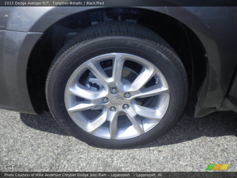 Tungsten Metallic / Black/Red 2013 Dodge Avenger R/T