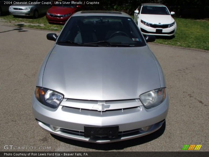 Ultra Silver Metallic / Graphite 2004 Chevrolet Cavalier Coupe