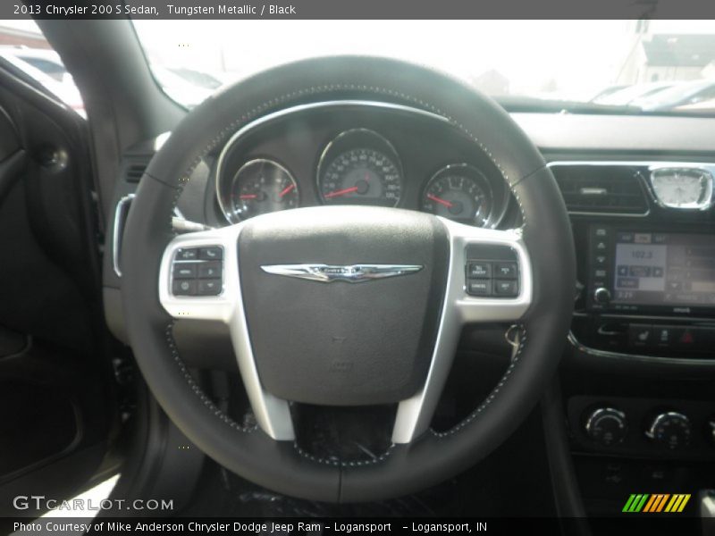 Tungsten Metallic / Black 2013 Chrysler 200 S Sedan
