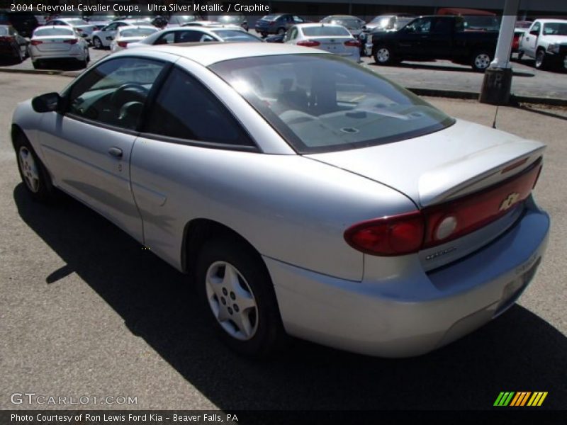 Ultra Silver Metallic / Graphite 2004 Chevrolet Cavalier Coupe
