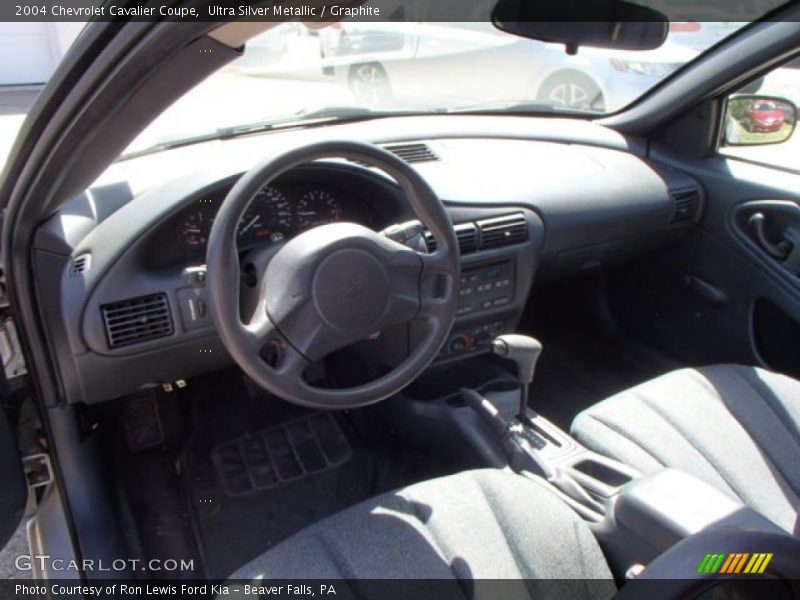 Ultra Silver Metallic / Graphite 2004 Chevrolet Cavalier Coupe