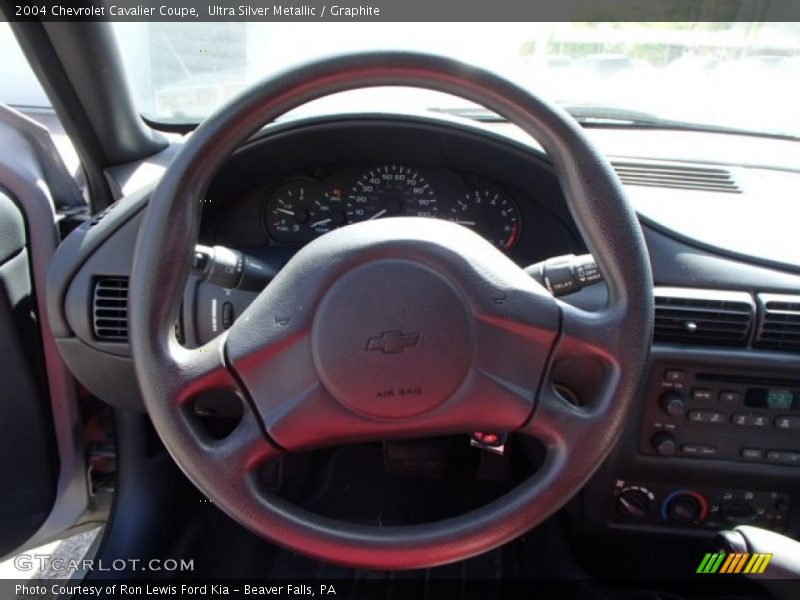 Ultra Silver Metallic / Graphite 2004 Chevrolet Cavalier Coupe