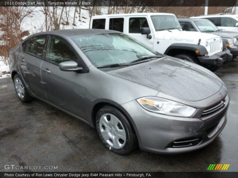 Tungsten Metallic / Black 2013 Dodge Dart Aero