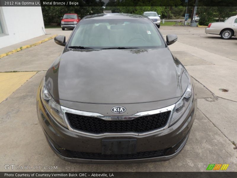 Metal Bronze / Beige 2012 Kia Optima LX