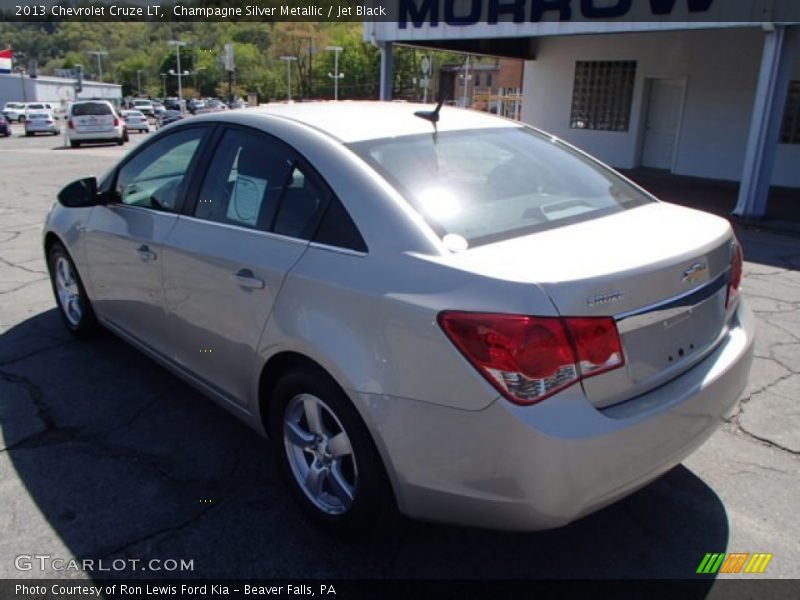 Champagne Silver Metallic / Jet Black 2013 Chevrolet Cruze LT
