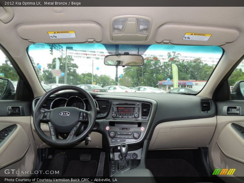 Metal Bronze / Beige 2012 Kia Optima LX