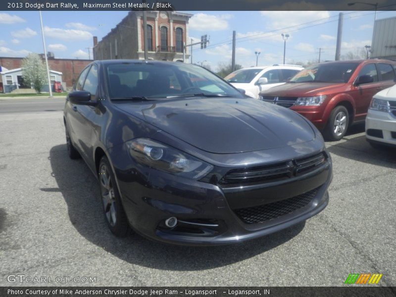 Maximum Steel Metallic / Black 2013 Dodge Dart Rallye