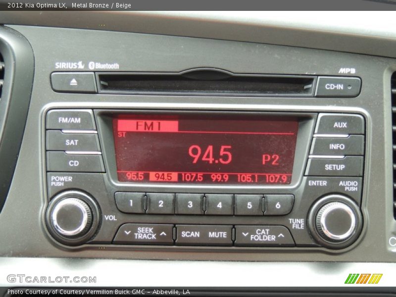 Metal Bronze / Beige 2012 Kia Optima LX