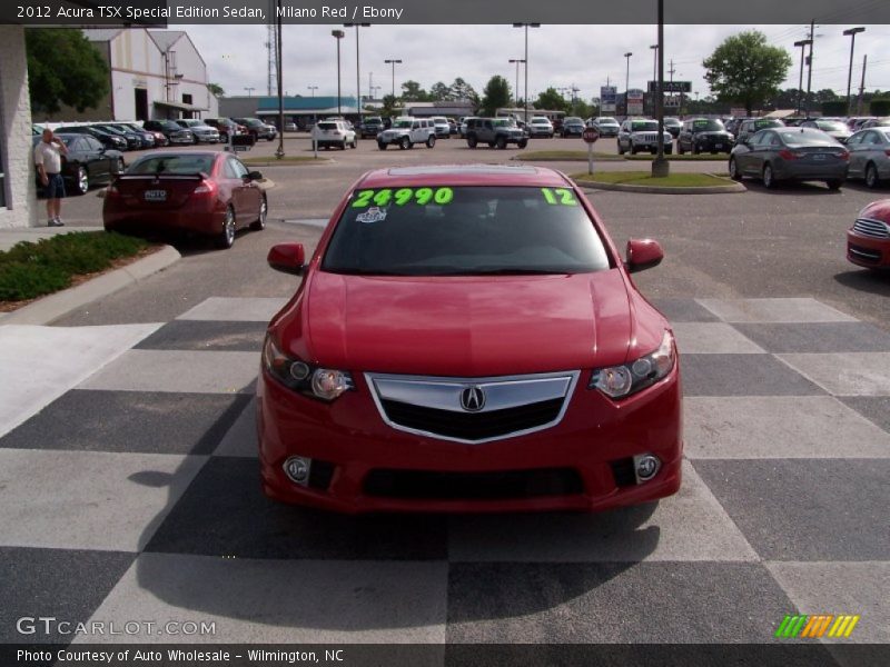 Milano Red / Ebony 2012 Acura TSX Special Edition Sedan